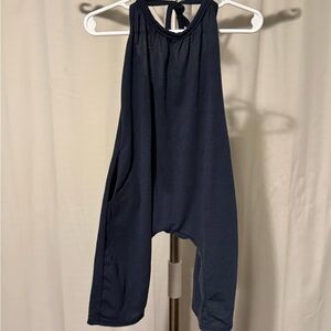 Navy Blue Toddler Jumpsuit